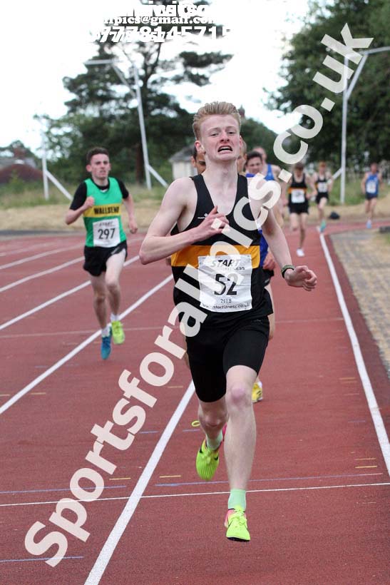 Stan Long Mile Trophy, 2018 North Eastern Grand Prix, Monkton Stadium, Jarrow. Photo: David T. Hewitson/Sports for All Pics